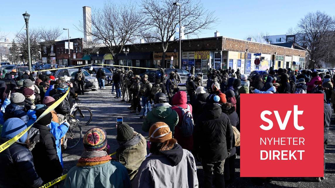 SVT Nyheter Direkt – Ny skjutning i Minneapolis – protester mot ICE ...