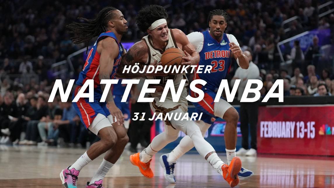 NBA: Höjdpunkter – 31 januari: Highlights från nattens NBA | SVT Play