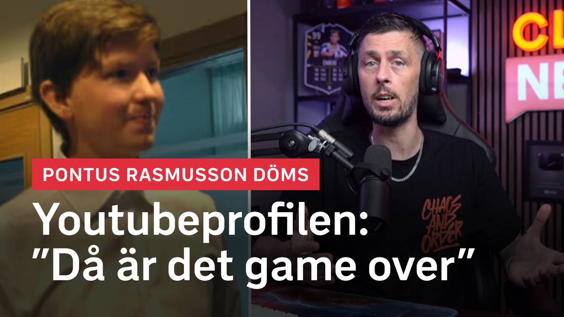 SVT Nyheter – Influencern Pontus Rasmusson döms till fängelse – ”Då är ...