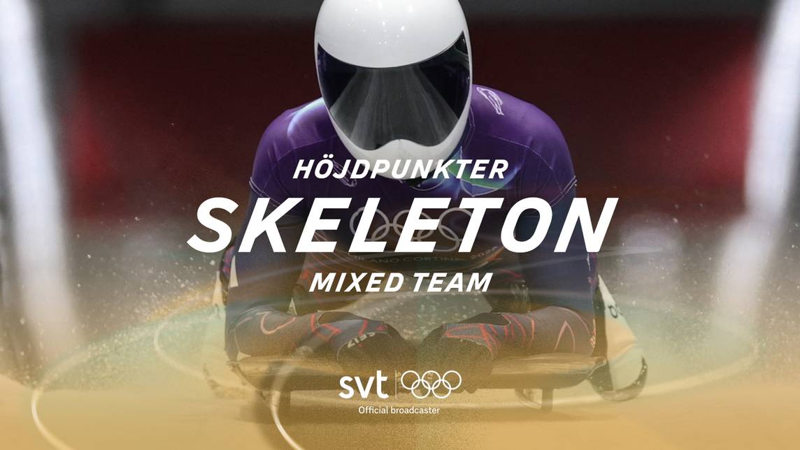 OS 2026: Skeleton – Skeleton, mixed team 15/2 | SVT Play