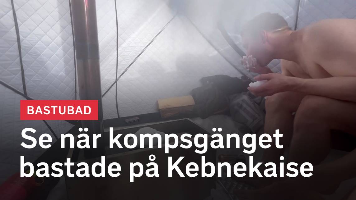 SVT Nyheter i korthet – Kompisgänget badade bastu på Kebnekaise | SVT Play