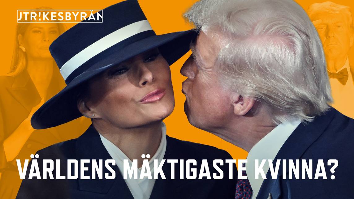 Melania Trump är i händelsernas centrum