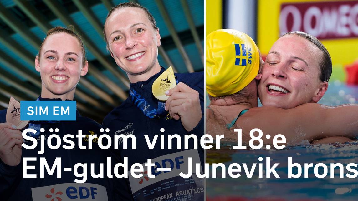 Sarah Sjöström Wins 18th European Gold, Sara Junevik Takes Bronze