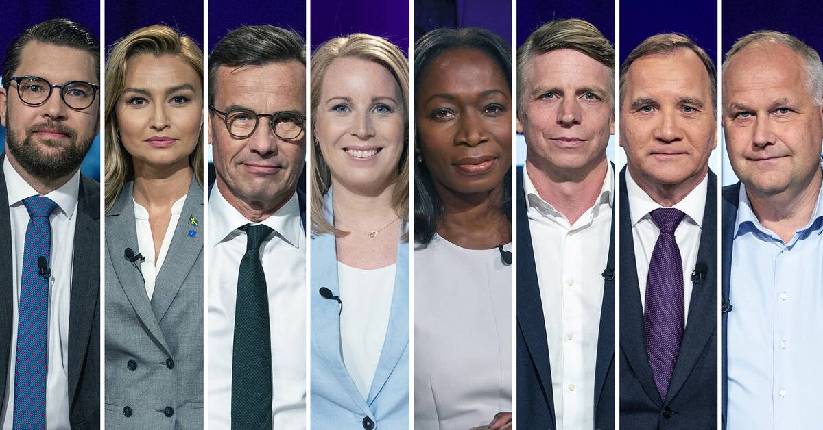 Partiledardebatt i Agenda SVT Nyheter