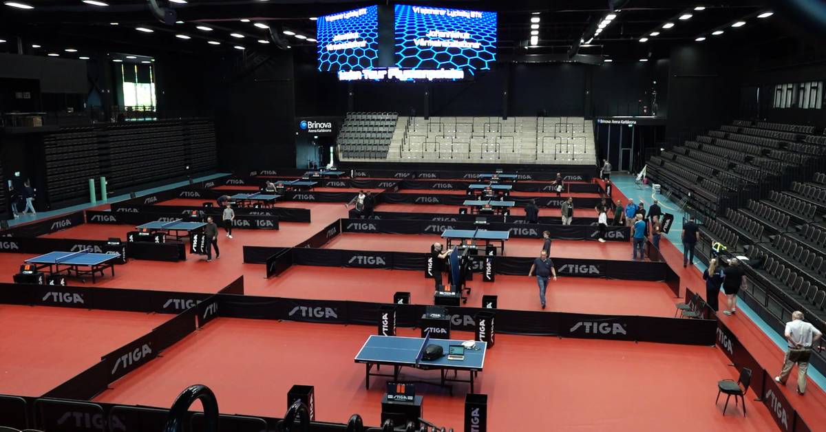 The Swedish Table Tennis Championships are decided in Karlskrona with the help of 150