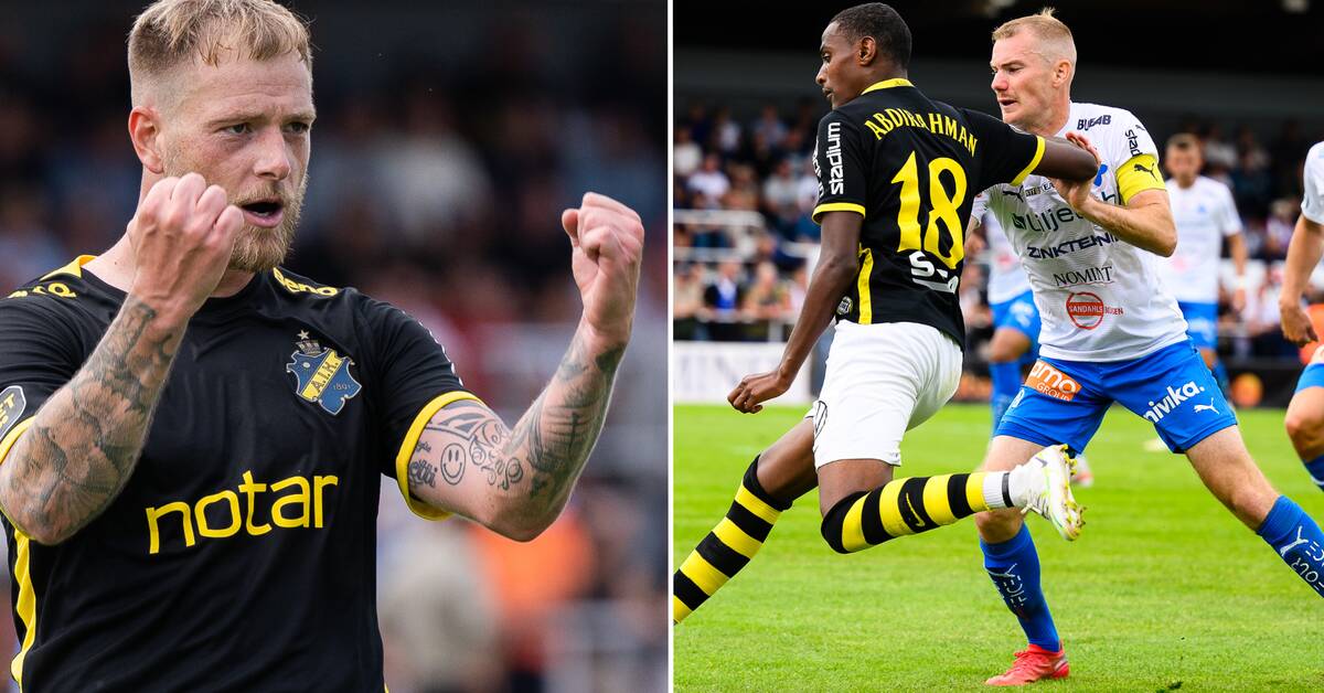 John Guidetti med sitt första mål i AIK