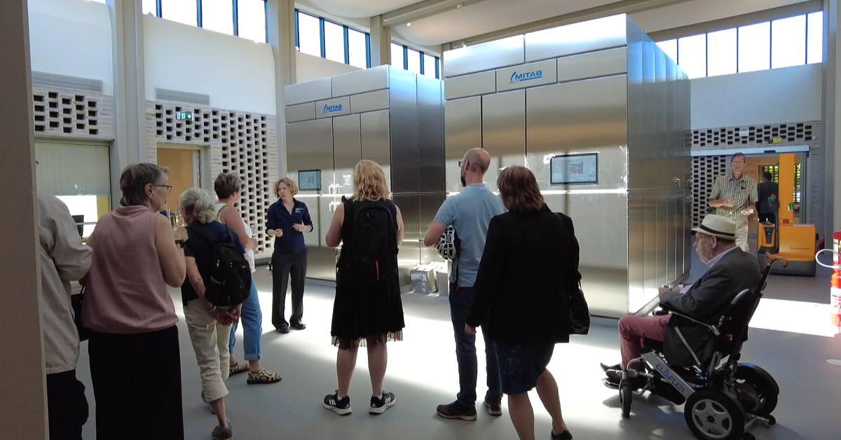 Norrköping's newly renovated crematorium was inaugurated today Teller