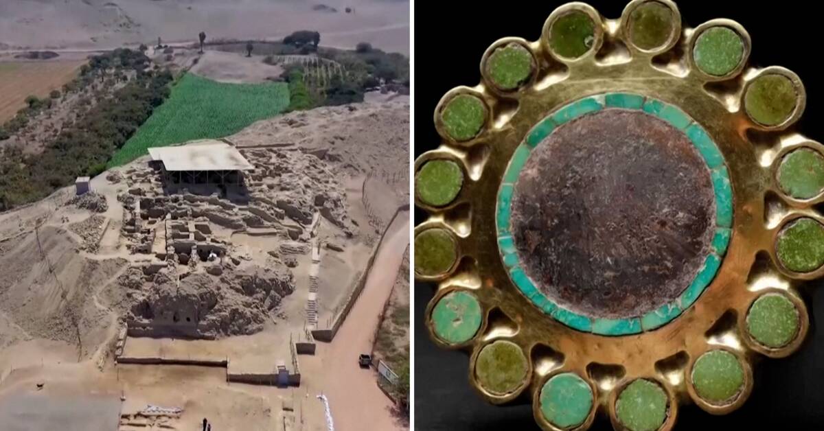 Here, a thousand-year-old treasures were discovered in Peru