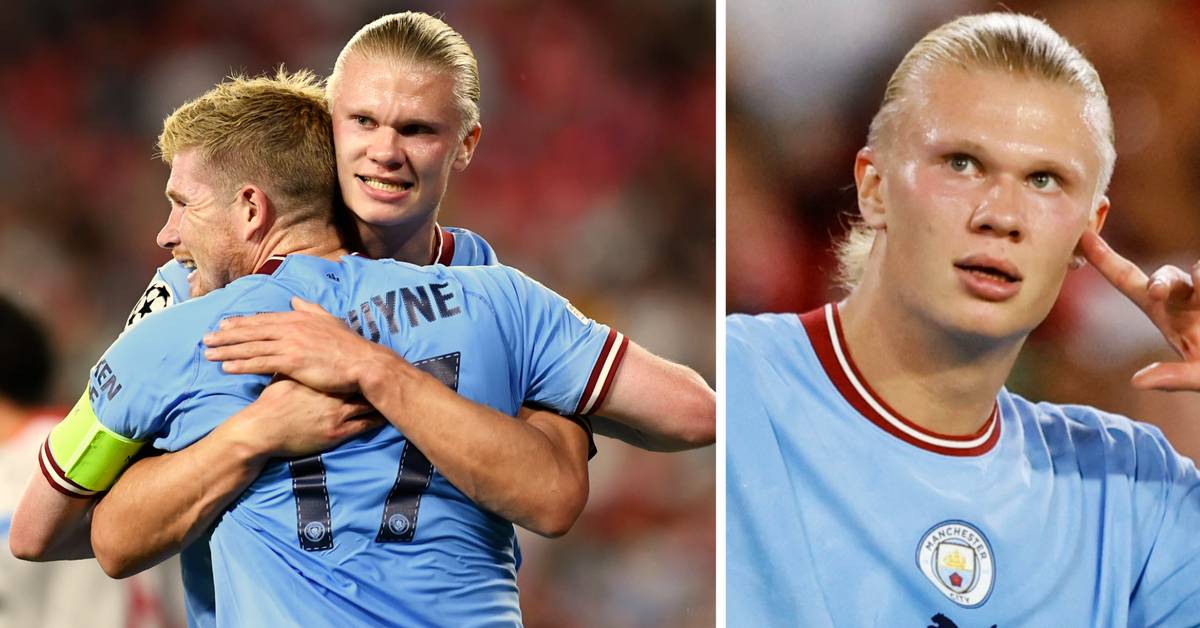 Haaland's super success continues two goals in the CL premiere