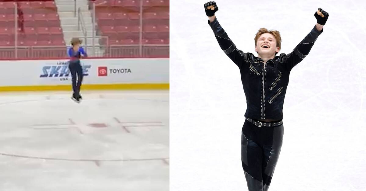 See the 17yearold's historic jump Ilia Malinin became the first in