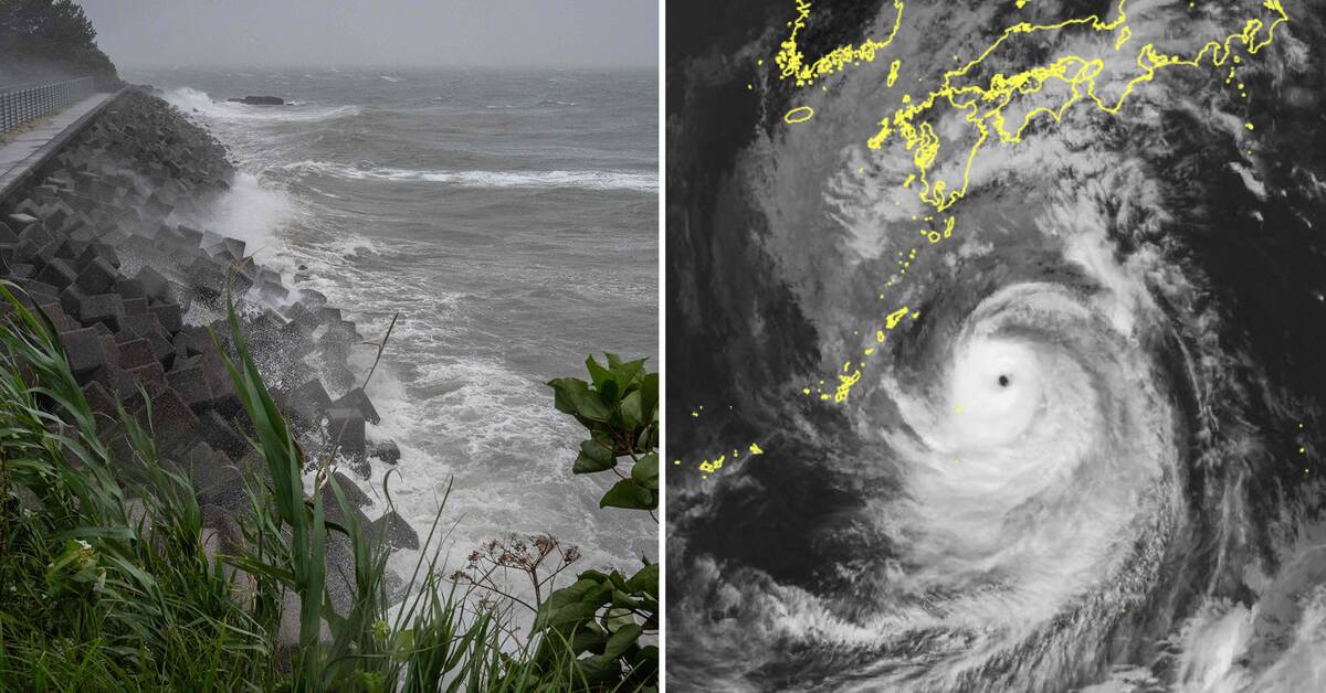 Tempesta Nanmadol in movimento sul Giappone – emesso avviso speciale