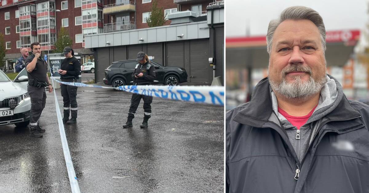 Joakim Björnfot woke up to police drama in central Luleå - Teller Report