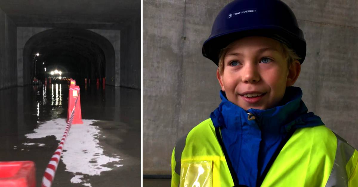 Here, the public can visit the construction of the Varberg Tunnel