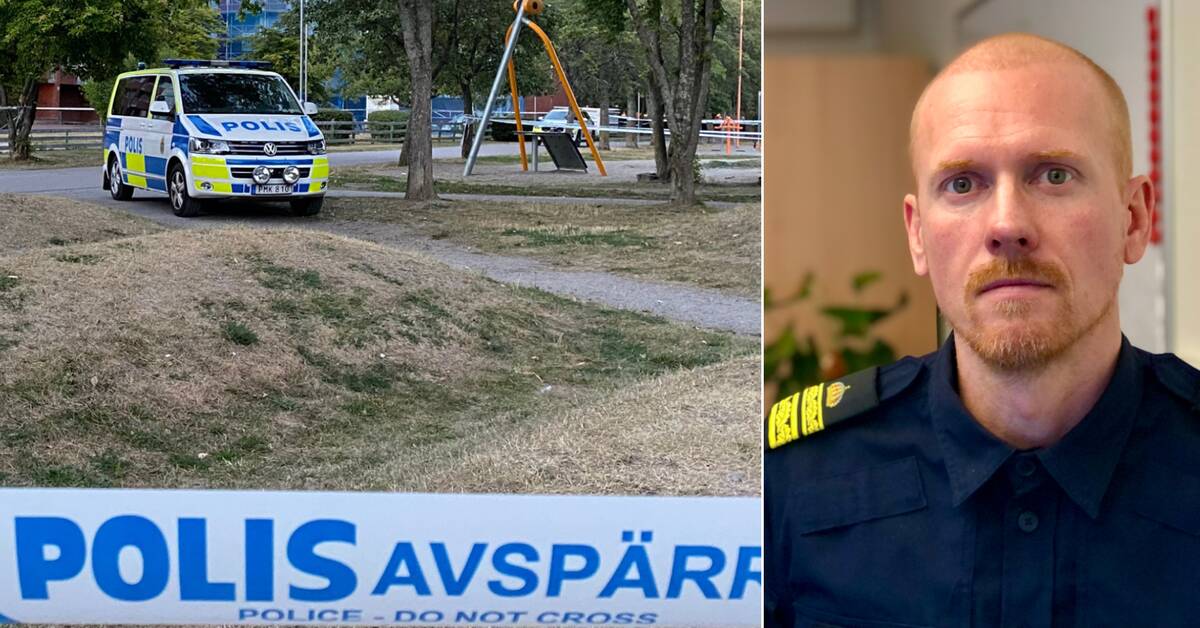 The police chief on the playground shooting in Eskilstuna: 