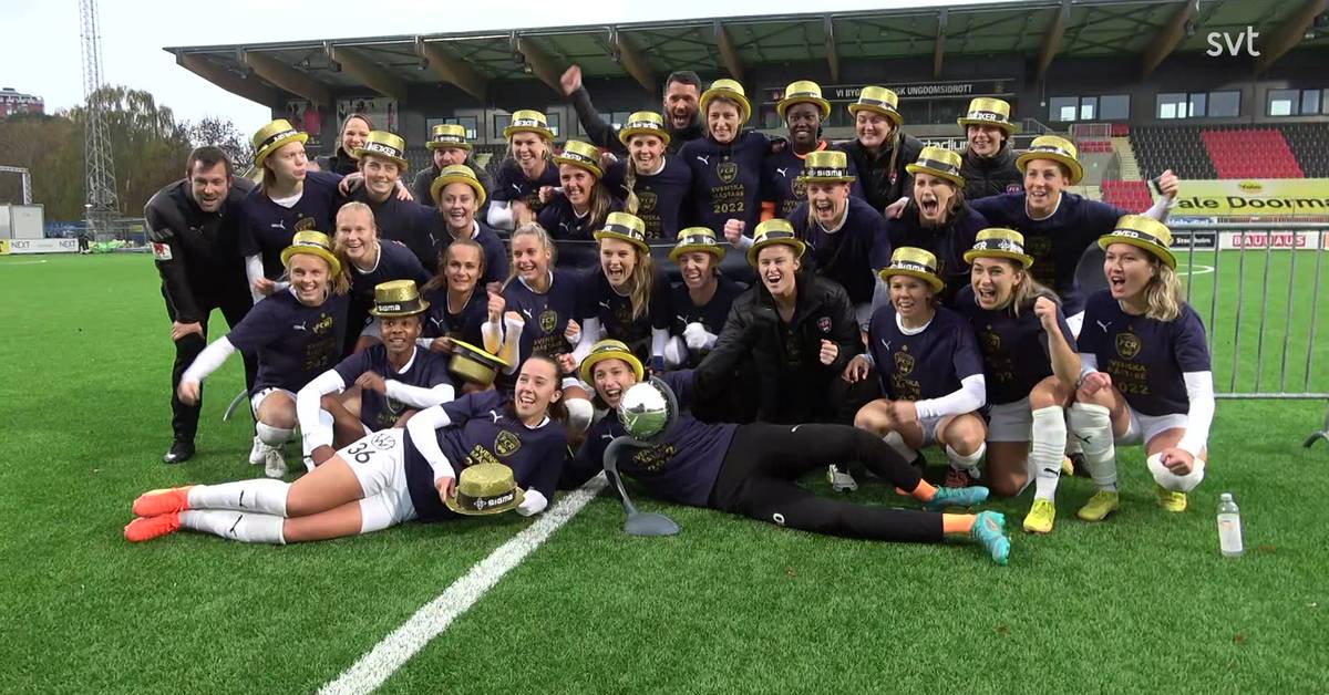 FC Rosengård fick höja damallsvenska pokalen efter seger mot ...