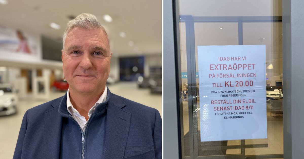 Bilförsäljare håller extra öppet efter besked om slopad klimatbonus