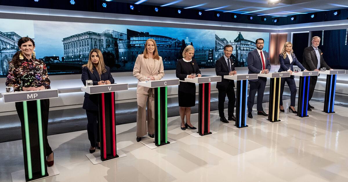 SVTs partiledardebatt skjuts upp en vecka SVT Nyheter