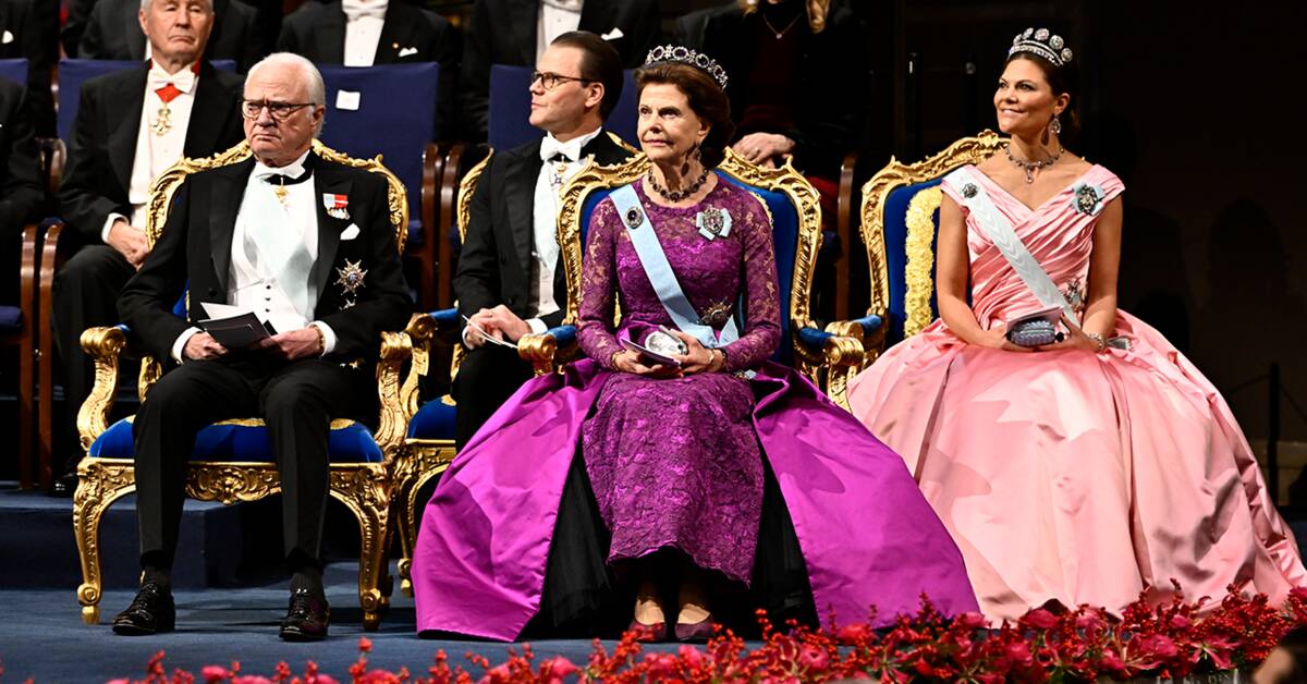Bildspel Så klär sig kungafamiljen på Nobelfesten SVT Nyheter