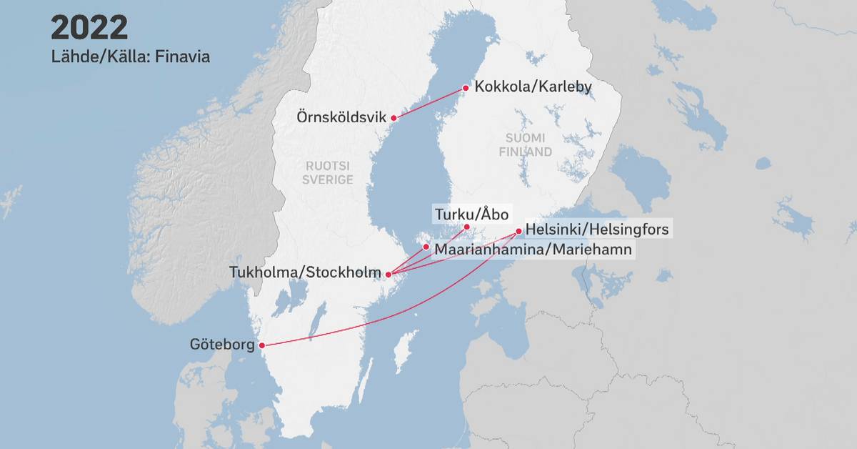 After the pandemic 30 percent fewer flights to finland teller report
