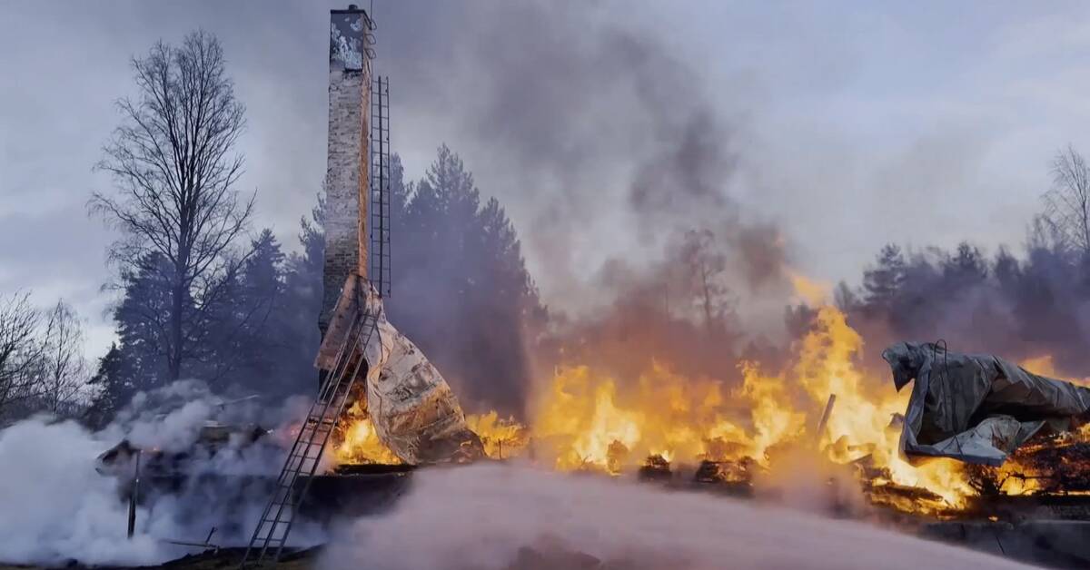 Historic church in Finland completely destroyed by fire – it is suspected that it was erected