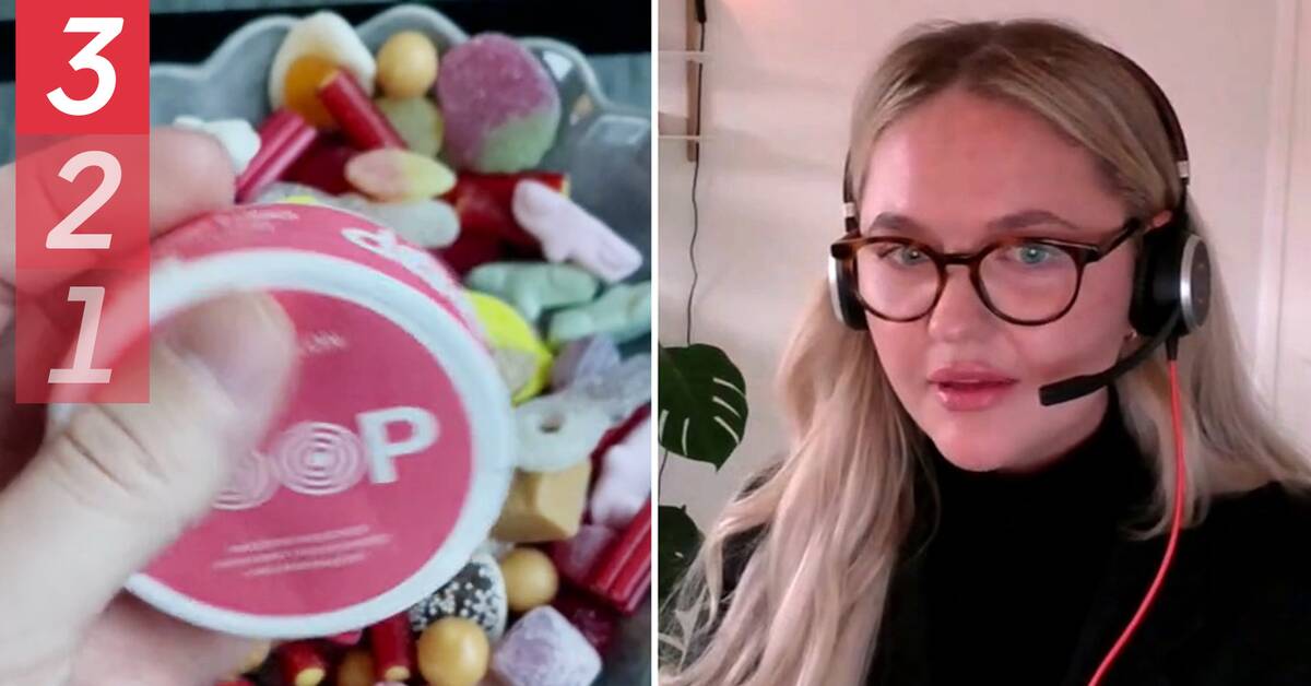 Snusreklam på Tiktok trots ny lag lockar med godis och glitter SVT