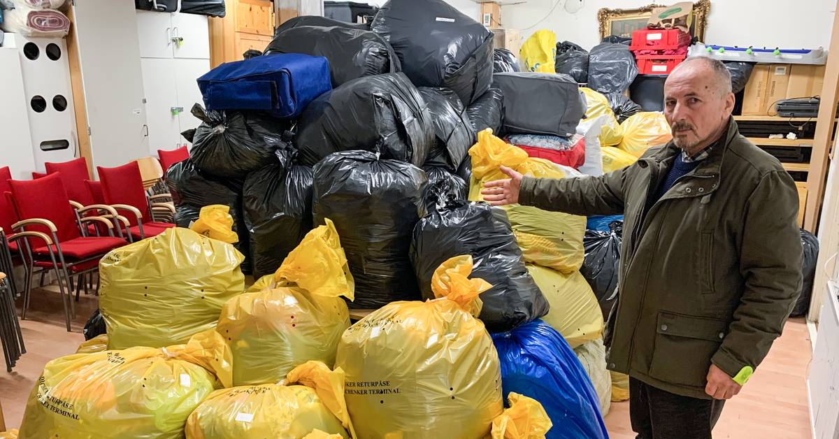 Syrian Orthodox Church in Eskilstuna collects clothes and money for