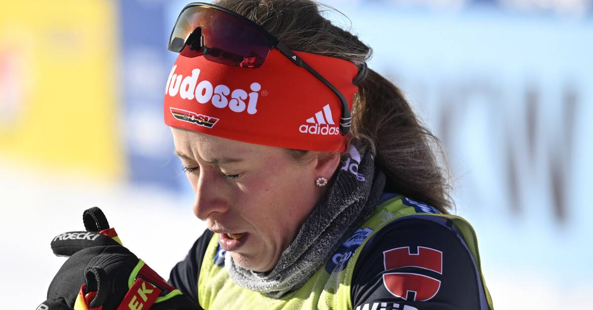 Katharina Hennig stands over the sprint in the World Ski Championships ...