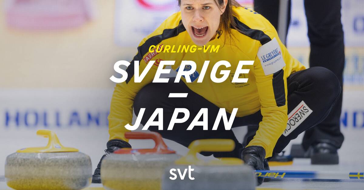 Ett besökarinlägg i "Se SverigeJapan i curlingVM" SVT Sport
