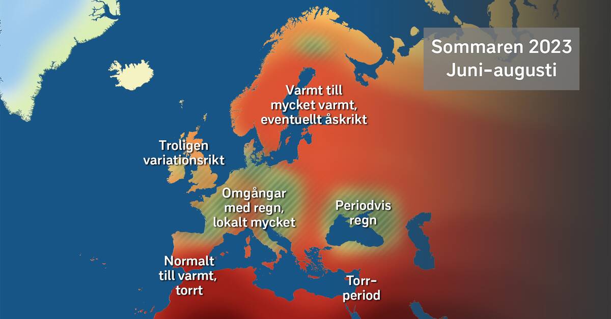 Säsongsöversikt för sommaren 2023 SVT Nyheter