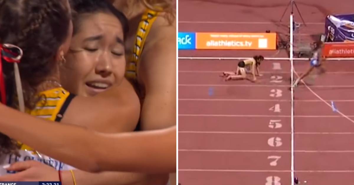 Anouk Krause-Jentsch ramlade strax före mål – missade EM-medalj | SVT Sport