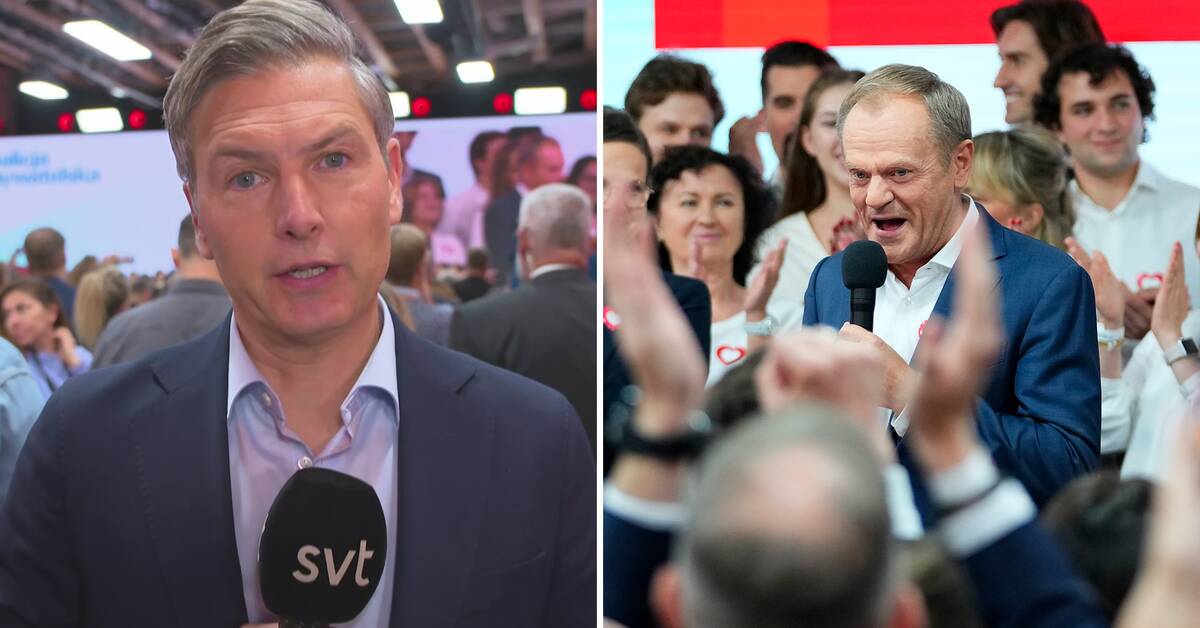 SVTs Europa-korrespondent: «Det ser ut til at Polen går mot et regjeringsskifte»