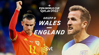 Gareth Bales Wales möter Harry Kanes England. - FIFA Fotbolls-VM 2022