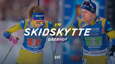 Hanna Öberg och Sebastian Samuelsson. - Mixed stafett