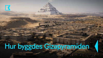 Giza är forntida Egyptens största pyramid och ett av världens sju underverk. Men hur byggdes den och vad vet vi om faraon Khufu som lät bygga den? - Hur byggdes Gizapyramiden