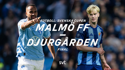 Malmö FFs Isaac Kiese Thelin och Djurgårdens Lucas Bergvall. - Malmö FF-Djurgården, herrar