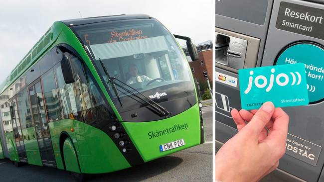 Jojo-korten försvinner u2013 nu byter Skånetrafiken betalningssystem 