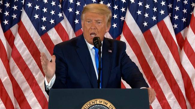 Trump talar till nationen: ”Vi har vunnit”
