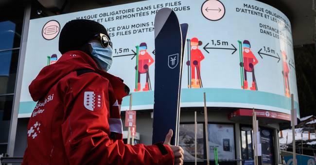 
   British ski tourists have fled from Swiss hotel quarantine
  