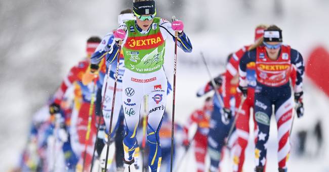 
   Bad skis stopped Frida Karlsson's plane
  