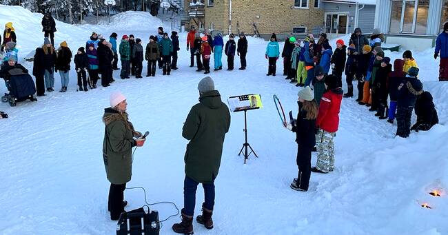 Med jojk, lasso och musik firade eleverna på Stamgärde ...