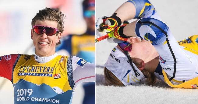 Sverige sjanseløst på herrenes sprintstafett – Norge vinner