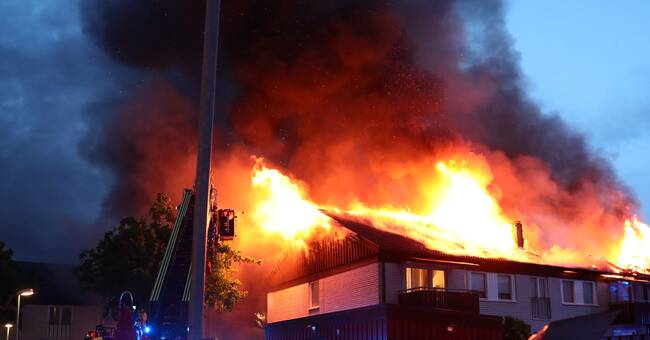 One person died after fire in Skäggetorp