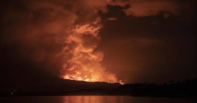 Un vulcano è esploso in Congo Kinshasa