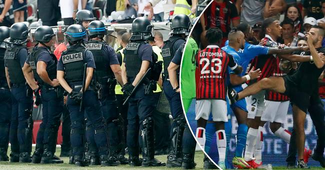 Scene di scandalo in Francia: partita interrotta dopo una rissa