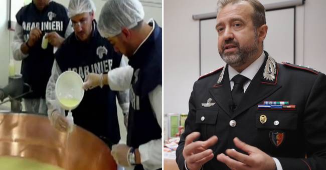 Grande commercio di prodotti alimentari contraffatti dall’Italia