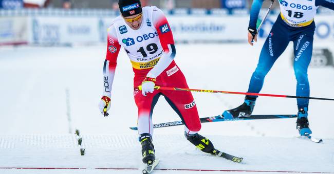 Northug sikret seier på sprintstafetten