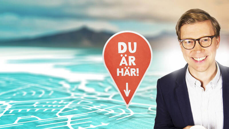 Programledaren Gísli Marteinn Baldursson möter framstående islänningar, följer med till en plats som betytt särskilt mycket för dem och bidragit till att forma dem som personer. - Du är här!