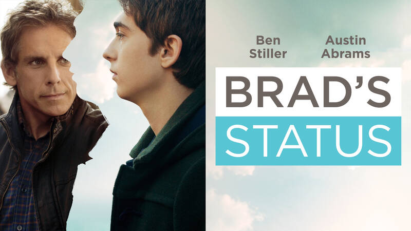Brad (Ben Stiller) och Troy (Austin Abrams). - Brad's Status