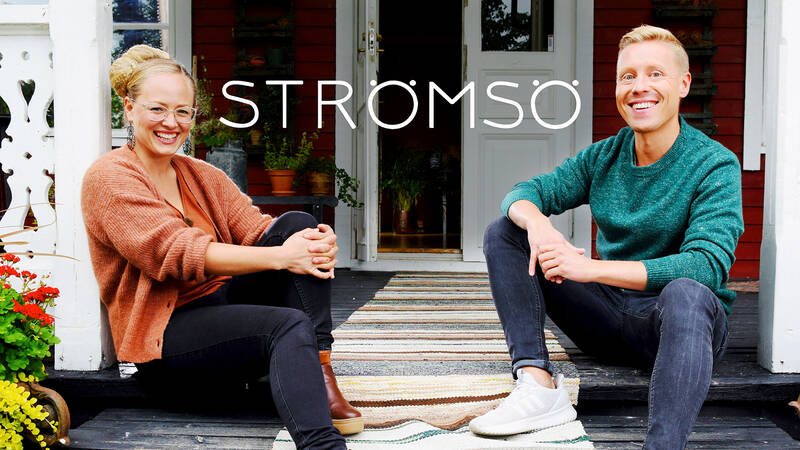 Elin Skagersten-Ström och Nicke Aldén i Strömsö.