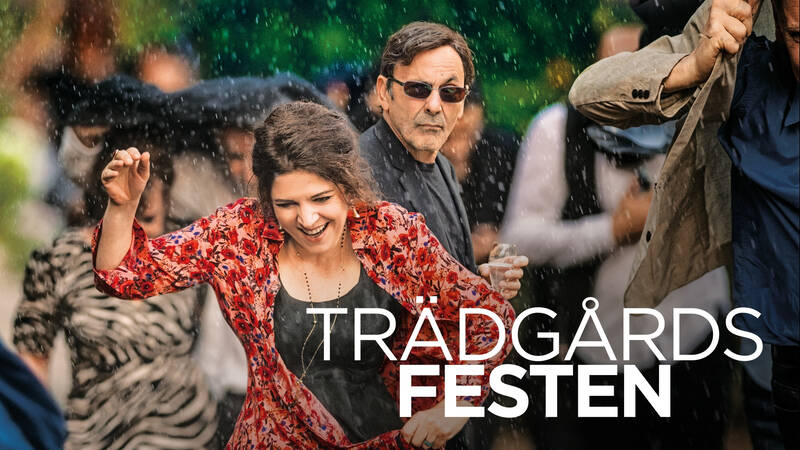 Hélène (Agnès Jaoui) och Castro (Jean-Pierre Bacri). - Trädgårdsfesten